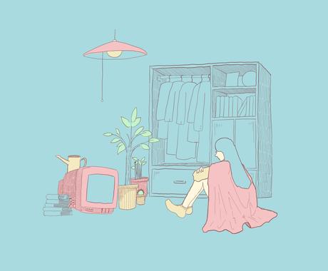 人物と背景をメインにつくります シンプルなタッチやペン画タッチで納得のいくまで提案します イラスト作成 ココナラ