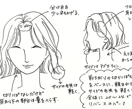 男性にもおすすめ 似合う髪型を絵で説明します 美容師歴年 デッサン力で 貴方に似合う髪型を提案します メイク ネイル 各種ケアの相談 ココナラ