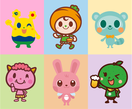 かわいいポップなオリジナルキャラクター作成します 商用利用ok プロのイラストレーターがデザインします キャラクター作成 ココナラ