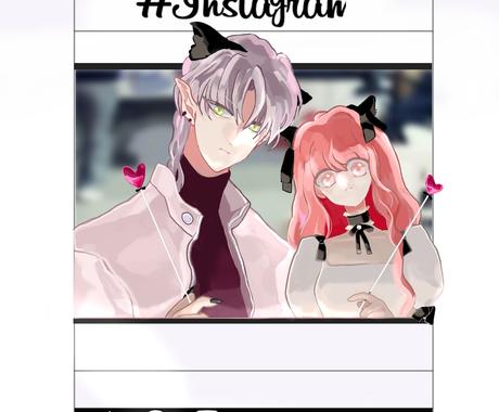 【ななか】イラストオーダー　ポストカード　はがき　写真　チェキ　夢絵 夢絵オーダー イラストオーダー ポストカード アート・写真