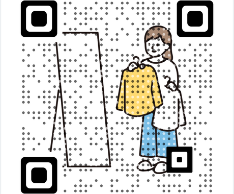 イラスト重ねqrコード作成します お好みのイラストに ご指定の割合でqrコードを重ねれます Web素材作成 ココナラ