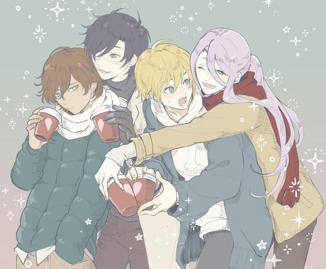 同人誌表紙 夢絵 Bl 創作 何でも描きます Snsアイコンや表紙 挿絵 二次cpも プレゼントにもどうぞ イラスト作成 ココナラ