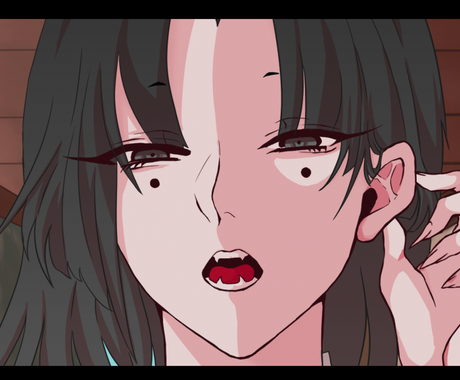 アニメスクショ風イラスト描きます 貴方の創作っ子をアニメスクショ風に イラスト作成 ココナラ