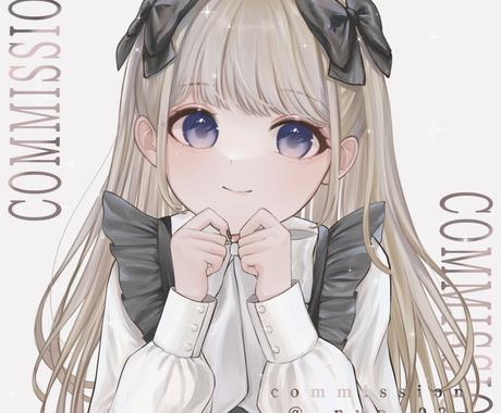 かわいい等身大キャラのsnsアイコン描きます 儚くキラキラした雰囲気で描きます アイコン作成 ココナラ