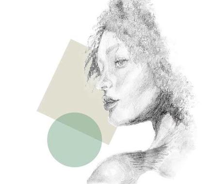 おしゃれ 鉛筆画風のイラスト作成します 名刺 Sns アパレルデザイン ポスターなど様々な用途に アイコン作成 ココナラ