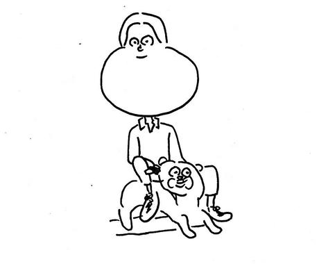 あなたを幸せにするイラストを描きます シンプルだけど アメリカンなイラストです 似顔絵作成 ココナラ