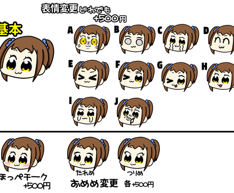 ポプテピピック風アイコン描きます Snsやyoutubeのアイコンに アイコン作成 ココナラ