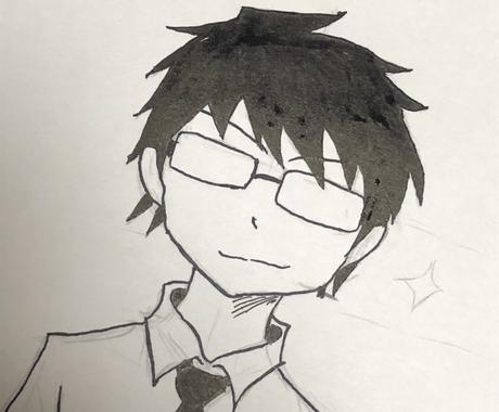 シンプルなキャラクターをすぐに描きます シンプル且つ哀愁漂う絵を描きます スピードと量が売りです イラスト作成 ココナラ
