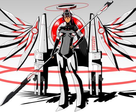 クール系女の子のイラスト描きます カッコイイ系なら自信あり 武器についてもお任せを イラスト作成 ココナラ