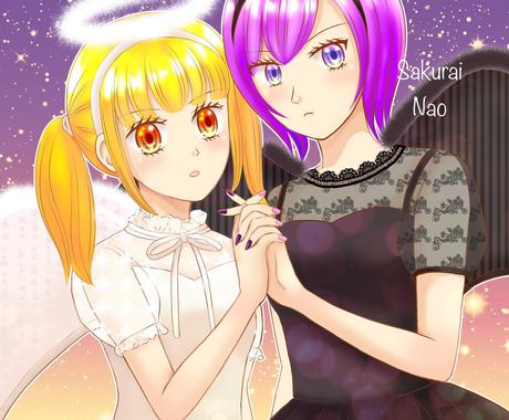 少女漫画風のイラストお描きします 返信早めで丁寧に対応します 見積もり相談だけでもお気軽に イラスト作成 ココナラ