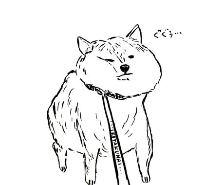 シュールな動物のイラスト描きます ペットの似顔絵やプレゼントにぜひ 文字オプション有 似顔絵作成 ココナラ