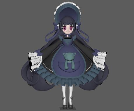 3dモデル キャラクター 小物 作ります 小物 オリジナル 版権キャラクターのモデリング リギングなど キャラクターモデリング ココナラ