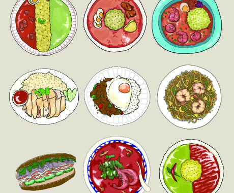 食べ物 飲み物 イラスト作成 ココナラ