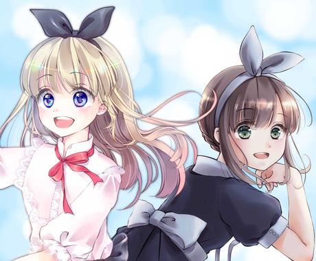 可愛いアニメイラストをお描きします アイコン ヘッダー サムネ さまざまな用途に イラスト作成 ココナラ