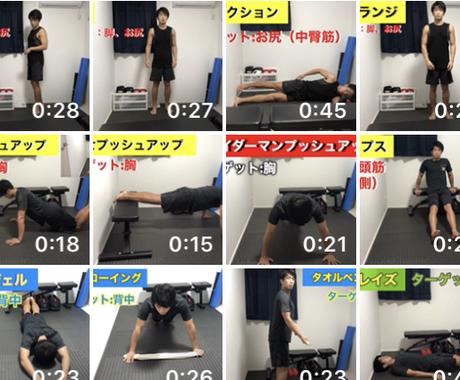 自宅でできるトレーニングメニューを提供いたします あなたにあったトレーニングメニューを動画つきで提案します ダイエット エクササイズの相談 ココナラ