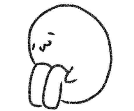 とってもゆる いアイコン描きます っ W C お餅のような謎のかわいい生き物です アイコン作成 ココナラ