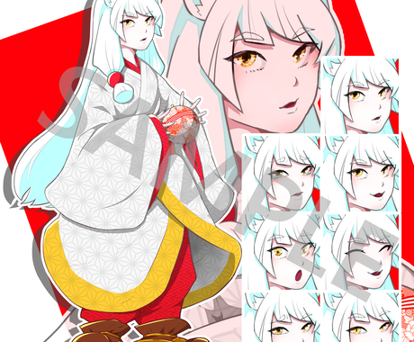 Trpg ライブ配信用キャラクター立ち絵 描きます かっこいい系 セクシー系 ケモミミ系が得意です キャラクター作成 ココナラ