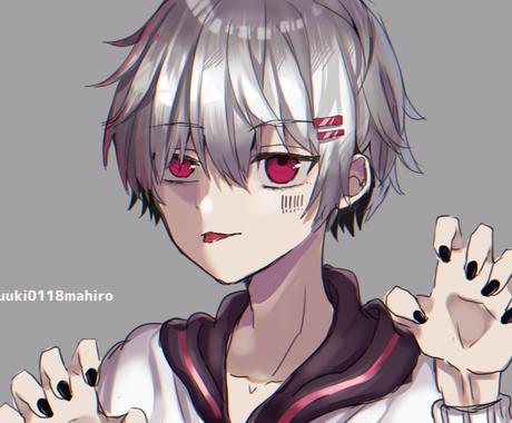 カッコイイ系イラスト描きます 有料オプションなし ダーク系のイラスト描きます アイコン作成 ココナラ