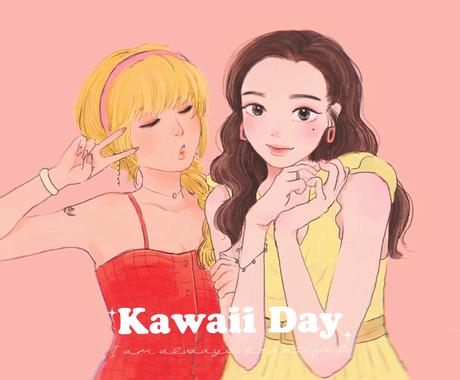 Ny美大生がおしゃれなアイコン イラストを描きます 好きな自分のファッションやメイクをイラスト化して記録する アイコン作成 ココナラ