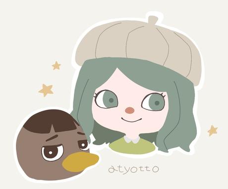 ゆるふわ ほんわか アイコン作成 ココナラ