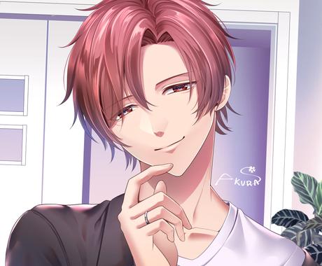 イケメン男子のアイコン描きます 乙女ゲーム風イケメンのアイコンを作成します アイコン作成 ココナラ