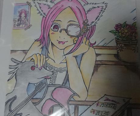 アナログ イラストを描きます 可愛いキャラクター花の絵可愛いものや綺麗なものが好きな人向け イラスト作成 ココナラ