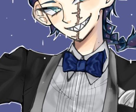 ご希望のイラスト承ります ギザ歯 人外の男子が得意です イラスト作成 ココナラ