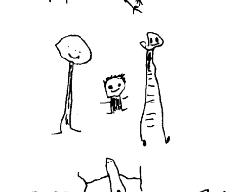 赤ちゃんが描いたような絵 描きます 独特な世界観。そして誰もがしないだろうアイコン。 イメージ1