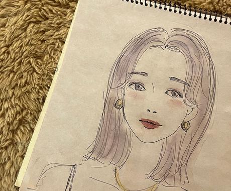 アイシャドウを使ったお洒落なイラスト描きます アイシャドウやリップを使った雰囲気のあるイラストを描きます イラスト作成 ココナラ