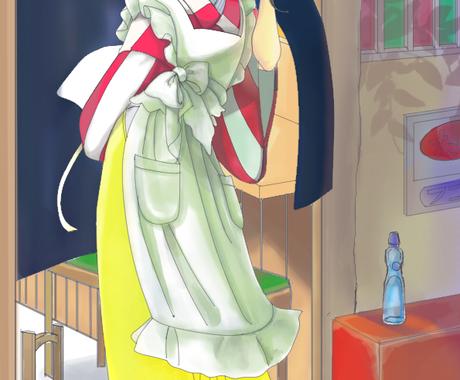 女の子のイラスト受付ます かわいい 和風 かっこいい系用途に合わせます イラスト作成 ココナラ