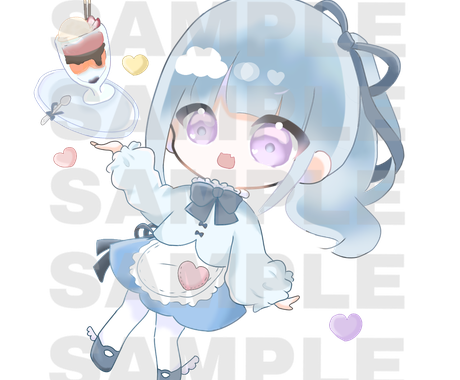 可愛い デフォルメ ミニキャライラスト描きます 可愛いアイコンを必要としている方へ アイコン作成 ココナラ