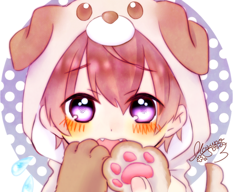 お好きな動物 ご自慢のコを擬人化して制作いたします ペアアイコン プレゼントなどにもオススメ 商用利用可 アイコン作成 ココナラ