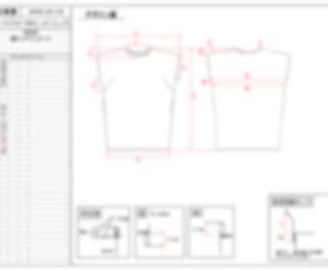 アパレルの縫製仕様書作成します 現役アパレルメーカー勤務のデザイナーです ファッション グッズデザイン ココナラ