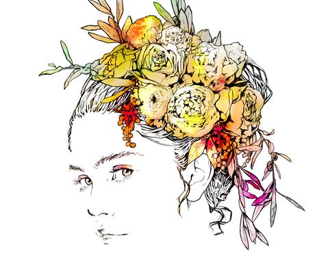 お洒落 ハイクオリティのイラスト描きます 線画と水彩表現 似顔絵も可 イラスト作成 ココナラ
