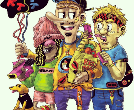 グラフティ風 独特な雰囲気の絵を描きます ストリート系イラスト バンドのマスコットなど 似顔絵も アイコン作成 ココナラ