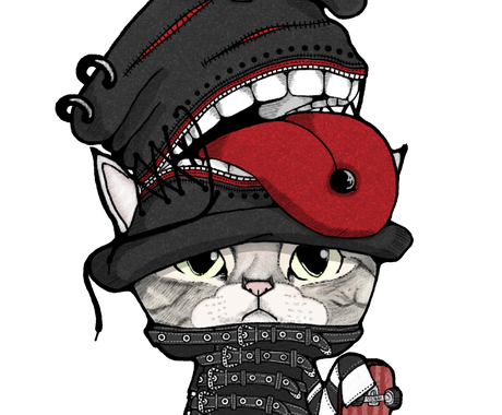 Tシャツ グッズ用ゆるキャライラスト描きます 愛猫ちゃんをtシャツにしてみませんか 猫のみ ペットイラスト作成 ココナラ