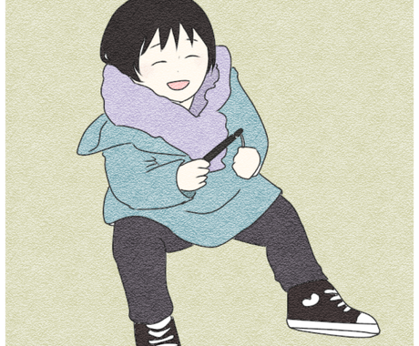 似顔絵やイラストのｓｎｓのアイコン承ります 絵の雰囲気は暖かい色味を使用 幸せな気持ちになりますように アイコン作成 ココナラ