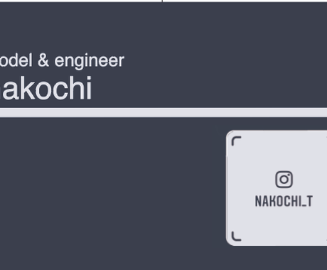 ネームタグ付きの名刺作成します インスタグラマーにおすすめ 名刺作成 各種カードデザイン ココナラ