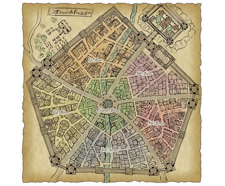 ファンタジーな街 世界地図を描きます ファンタジー風の地図をご依頼主様の意向に沿ってお作り致します イラスト作成 ココナラ