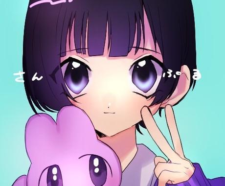 Snsで使用するアイコンを描きます ゆめかわ病みかわ他アイコンが気軽に欲しい方にオススメです アイコン作成 ココナラ