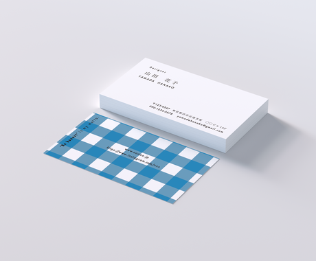 シンプル 可愛い名刺をデザインさせていただきます タイポグラフィにもこだわった シンプルで可愛い名刺のデザイン 名刺作成 各種カードデザイン ココナラ