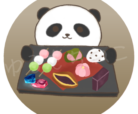 食べたくなる程可愛い動物 スイーツアイコン描きます 洋菓子でも和菓子でも ゆるくてふわふわの雰囲気に アイコン作成 ココナラ