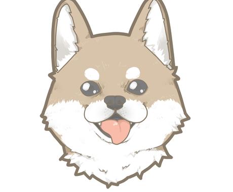 ペットのお顔のイラストを描きます ポップで可愛いペットのお顔イラスト ステッカーにも ペットイラスト作成 ココナラ