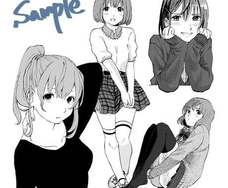 漫画風イラスト アイコン を描きます イラスト作成 ココナラ