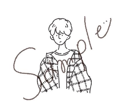 挿絵にしたくなるシンプルな線画イラスト描きます ご希望のイラストから特徴をとらえた似顔絵まで描きます イラスト作成 ココナラ