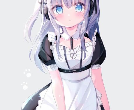 かわいい萌え系女の子のsnsアイコンを描きます 萌え系 量産系 ゆめかわ系の世界で一枚のアイコンを描きます アイコン作成 ココナラ