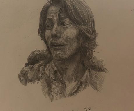 模写 デッサンします リアルタッチの鉛筆デッサンをします 似顔絵作成 ココナラ