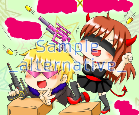 可愛い 3等身ミニキャライラスト描きます 3等身くらいの可愛い絵 Snsアイコンにいかが アイコン作成 ココナラ