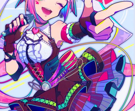 上半身のみのイラスト制作します Live2dやvtuberにどうぞ キャラクター作成 ココナラ