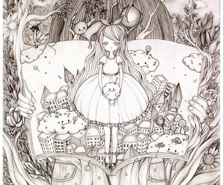 鉛筆タッチで可愛らしい世界観のイラスト描きます 絵本のようなタッチで似顔絵 ウェルカムボード など描きます イラスト作成 ココナラ